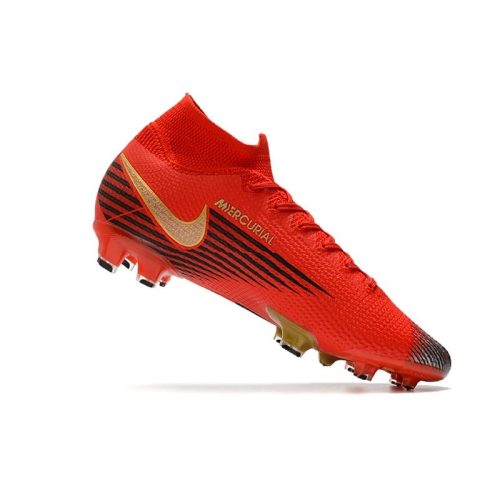 Nike Mercurial Superfly 7 Elite DF FG Rojo Negro Oro_7.jpg